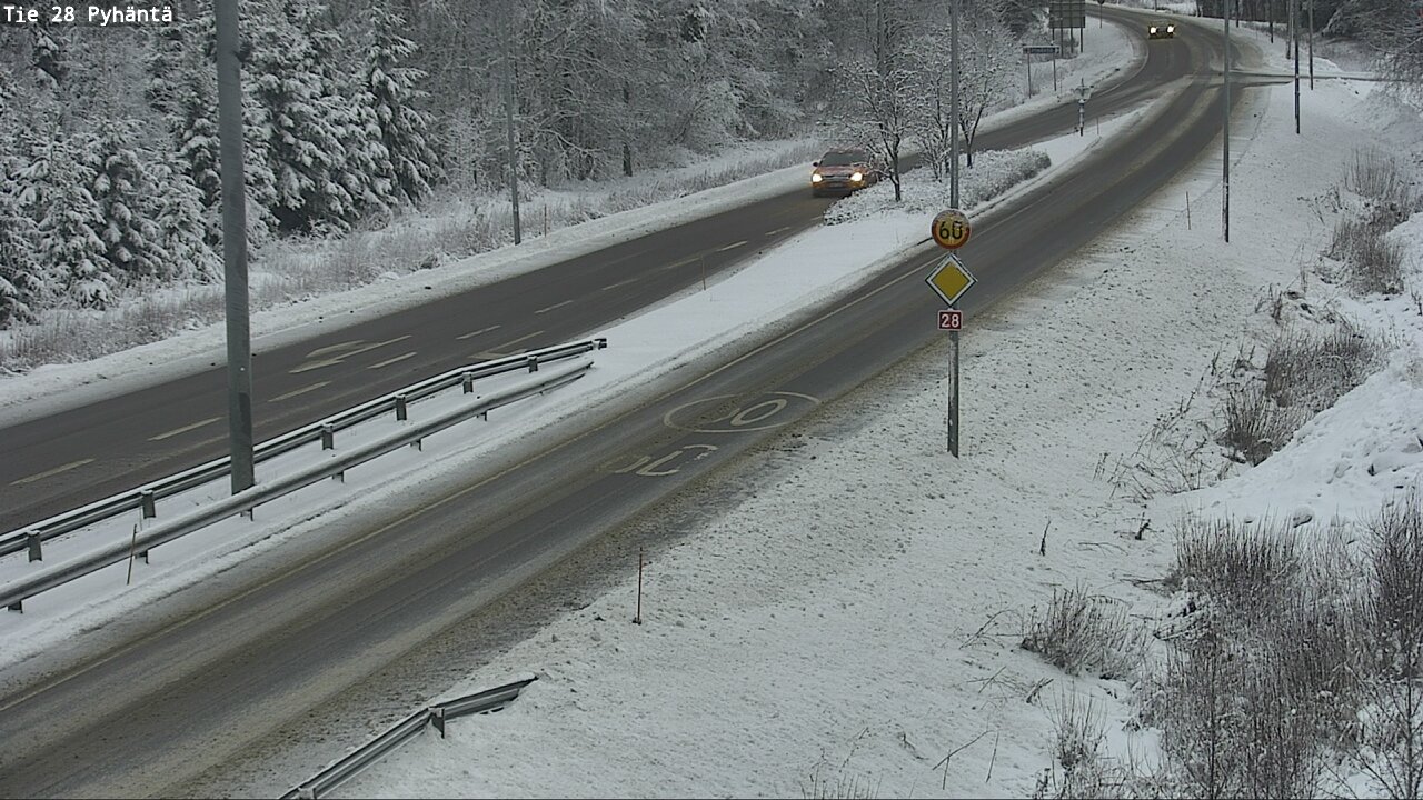 Kelikamerat Kuva Tie 28 Pyhäntä, Pyhäntä, Pohjois-Pohjanmaa