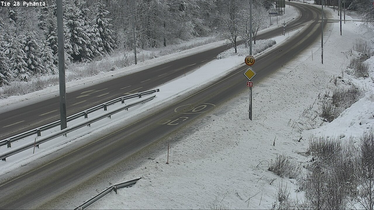 Kelikamerat Kuva Tie 28 Pyhäntä, Pyhäntä, Pohjois-Pohjanmaa