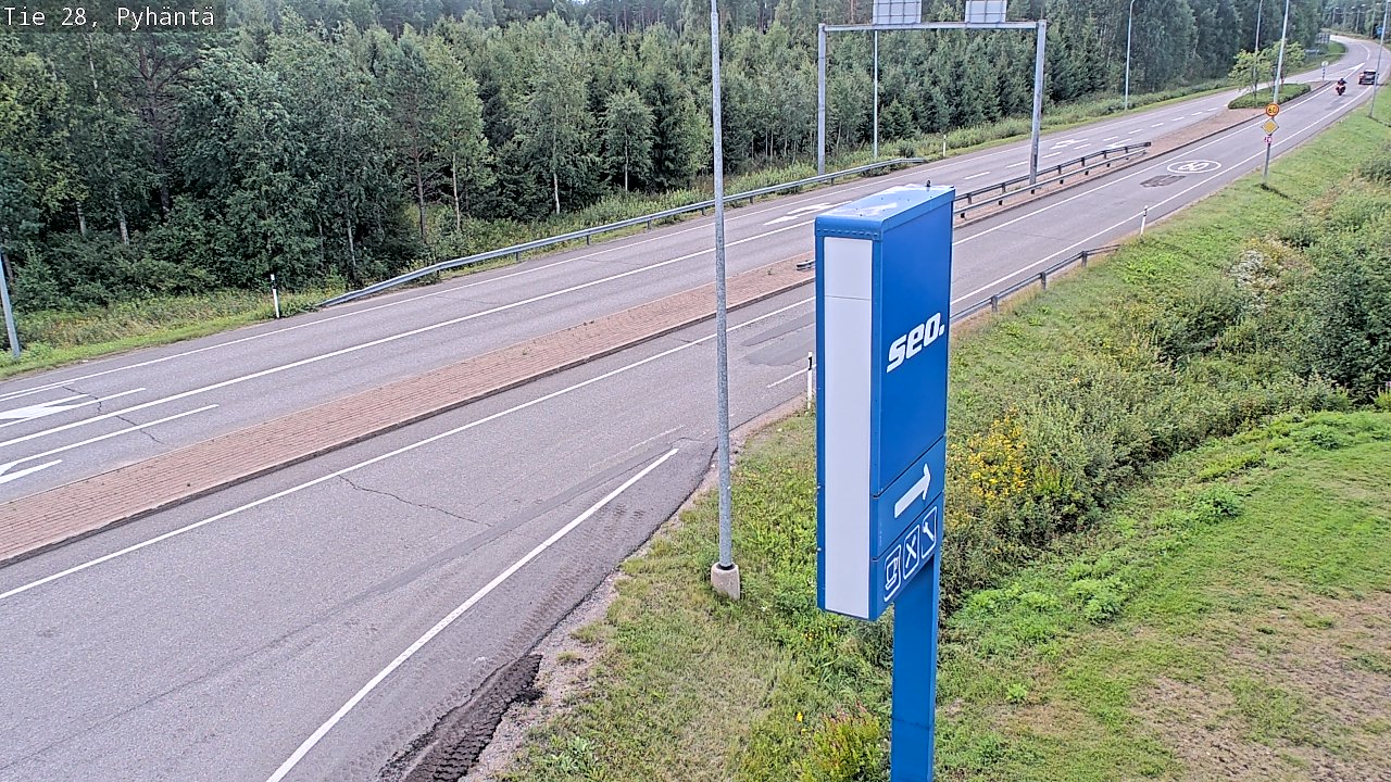 Kelikamerat Kuva Tie 28 Pyhäntä, Pyhäntä, Pohjois-Pohjanmaa