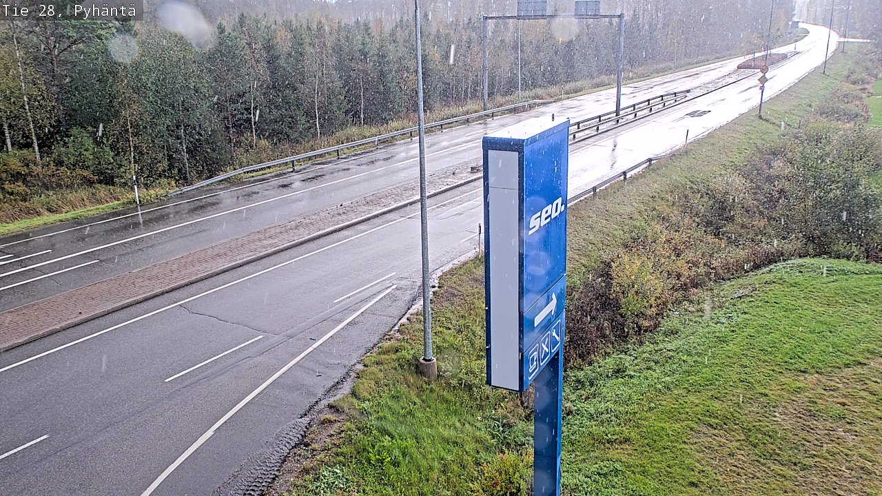 Kelikamerat Kuva Tie 28 Pyhäntä, Pyhäntä, Pohjois-Pohjanmaa