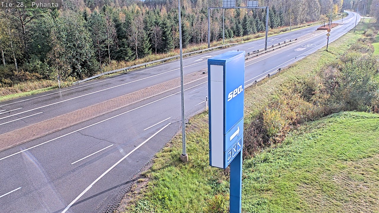 Kelikamerat Kuva Tie 28 Pyhäntä, Pyhäntä, Pohjois-Pohjanmaa
