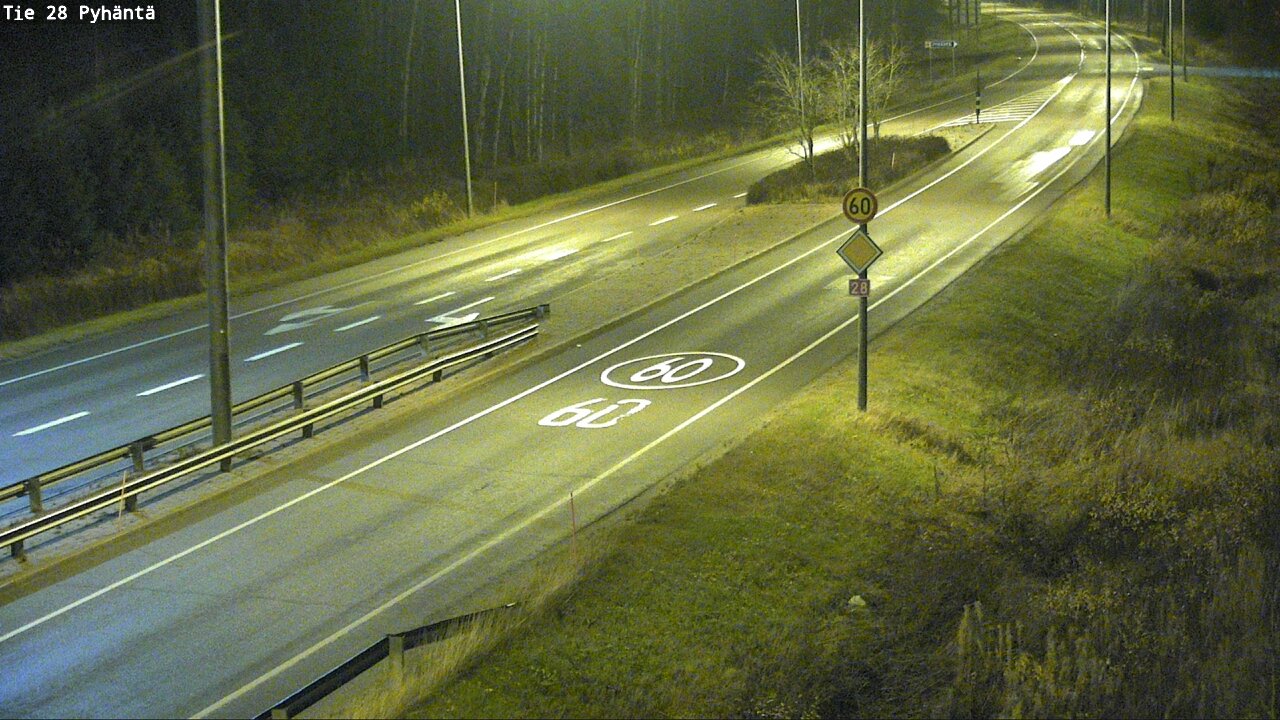 Kelikamerat Kuva Tie 28 Pyhäntä, Pyhäntä, Pohjois-Pohjanmaa