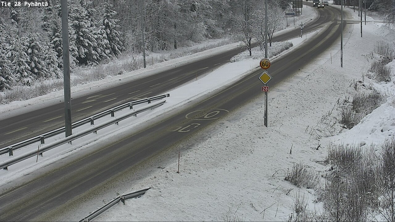 Kelikamerat Kuva Tie 28 Pyhäntä, Pyhäntä, Pohjois-Pohjanmaa