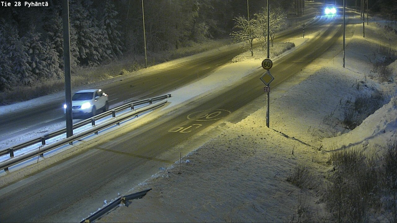 Kelikamerat Kuva Tie 28 Pyhäntä, Pyhäntä, Pohjois-Pohjanmaa