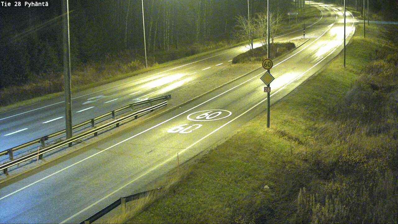 Kelikamerat Kuva Tie 28 Pyhäntä, Pyhäntä, Pohjois-Pohjanmaa