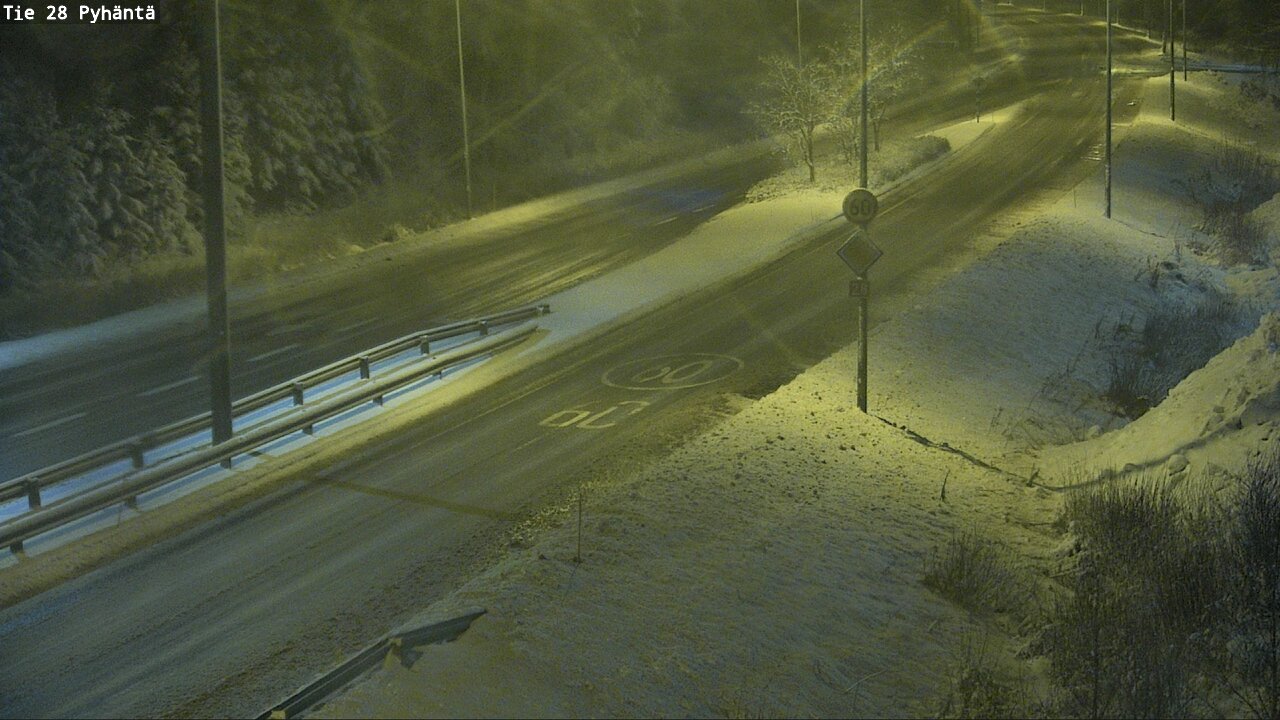 Kelikamerat Kuva Tie 28 Pyhäntä, Pyhäntä, Pohjois-Pohjanmaa