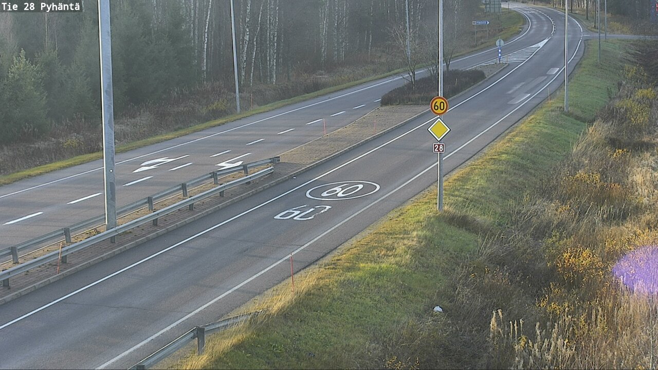 Kelikamerat Kuva Tie 28 Pyhäntä, Pyhäntä, Pohjois-Pohjanmaa