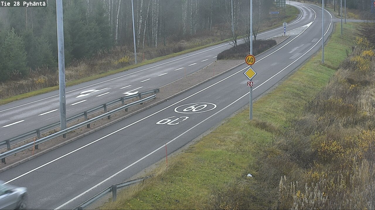 Kelikamerat Kuva Tie 28 Pyhäntä, Pyhäntä, Pohjois-Pohjanmaa