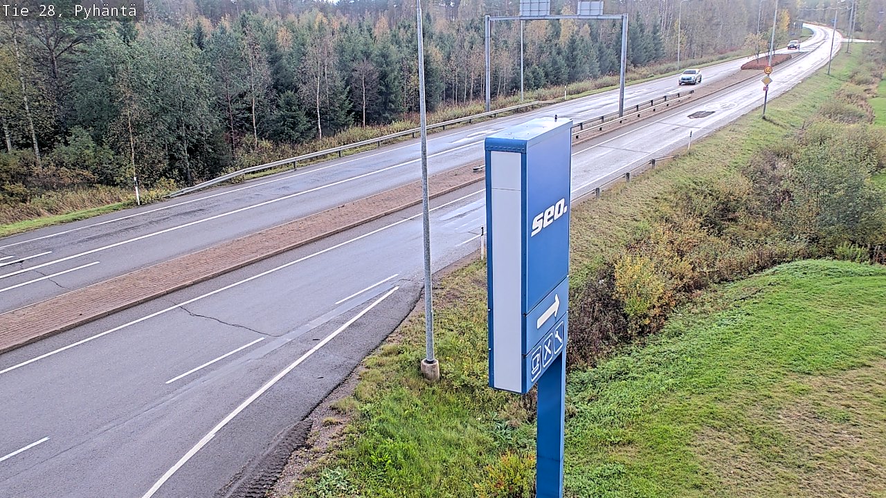 Kelikamerat Kuva Tie 28 Pyhäntä, Pyhäntä, Pohjois-Pohjanmaa