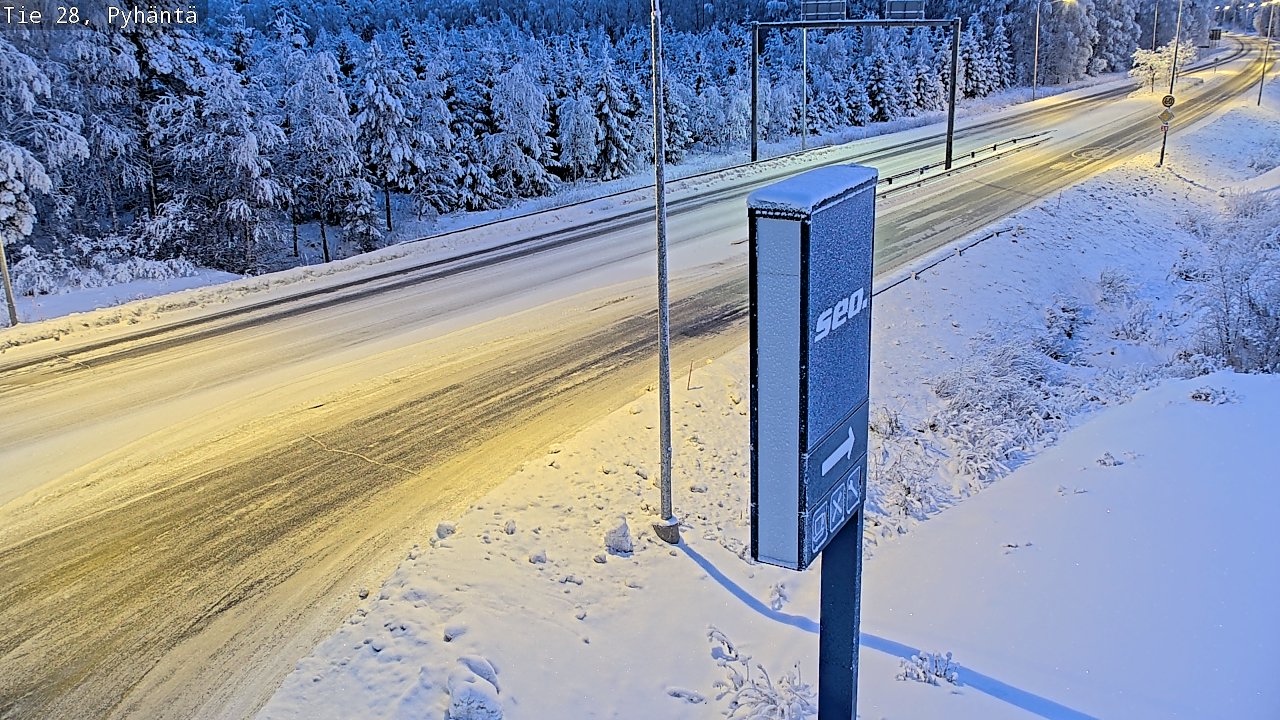 Kelikamerat Kuva Tie 28 Pyhäntä, Pyhäntä, Pohjois-Pohjanmaa