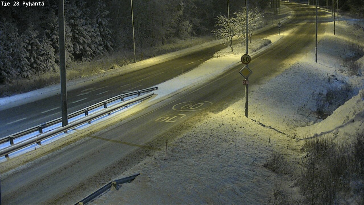 Kelikamerat Kuva Tie 28 Pyhäntä, Pyhäntä, Pohjois-Pohjanmaa