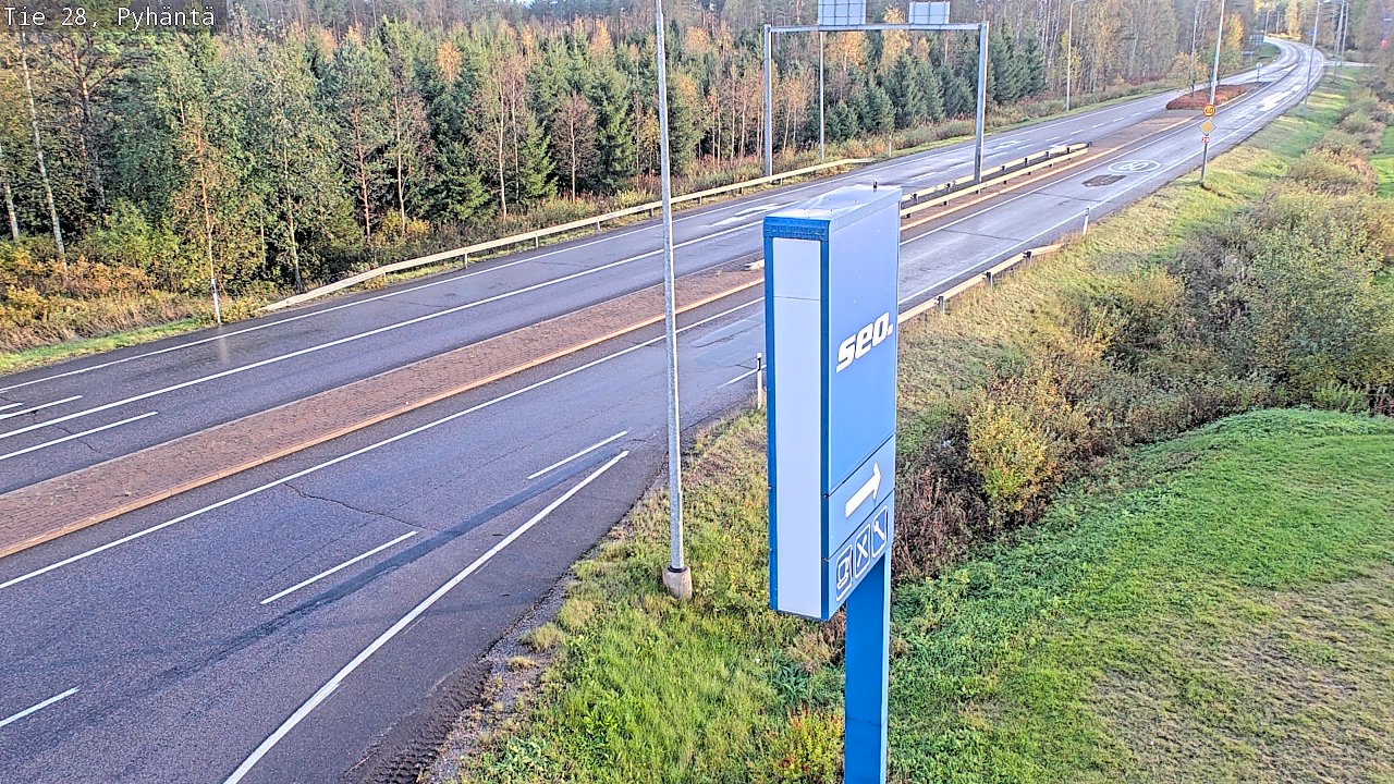 Kelikamerat Kuva Tie 28 Pyhäntä, Pyhäntä, Pohjois-Pohjanmaa