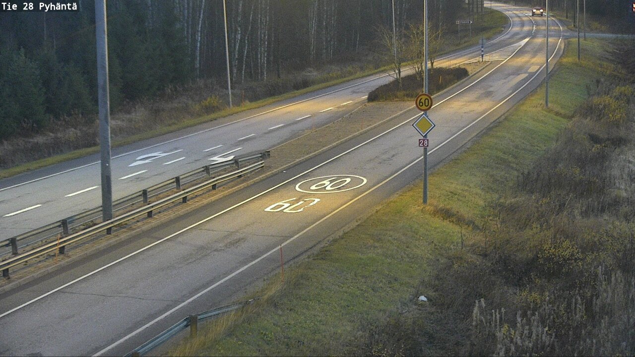 Kelikamerat Kuva Tie 28 Pyhäntä, Pyhäntä, Pohjois-Pohjanmaa