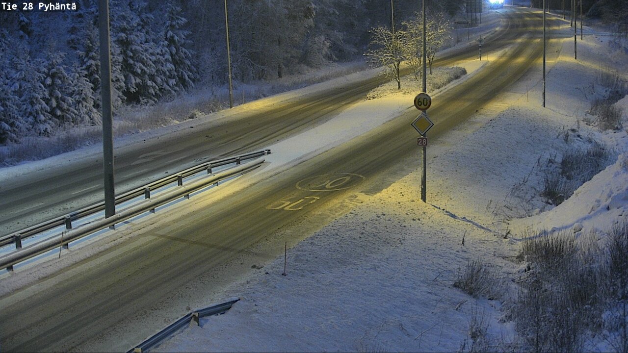 Kelikamerat Kuva Tie 28 Pyhäntä, Pyhäntä, Pohjois-Pohjanmaa