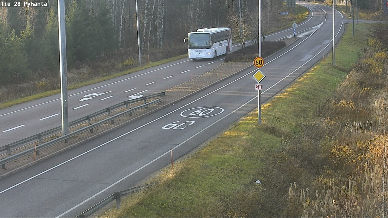 Kelikamerat Kuva Tie 28 Pyhäntä, Pyhäntä, Pohjois-Pohjanmaa