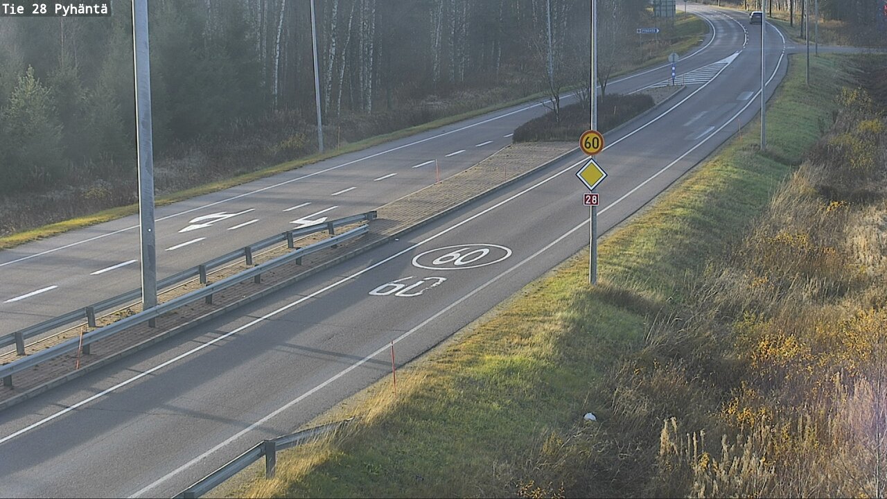 Kelikamerat Kuva Tie 28 Pyhäntä, Pyhäntä, Pohjois-Pohjanmaa