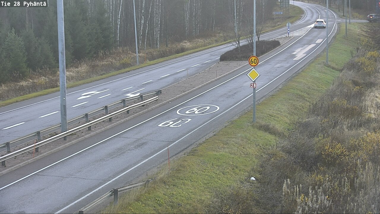 Kelikamerat Kuva Tie 28 Pyhäntä, Pyhäntä, Pohjois-Pohjanmaa