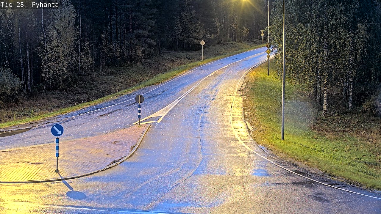 Kelikamerat Kuva Tie 28 Pyhäntä, Pyhäntä, Pohjois-Pohjanmaa