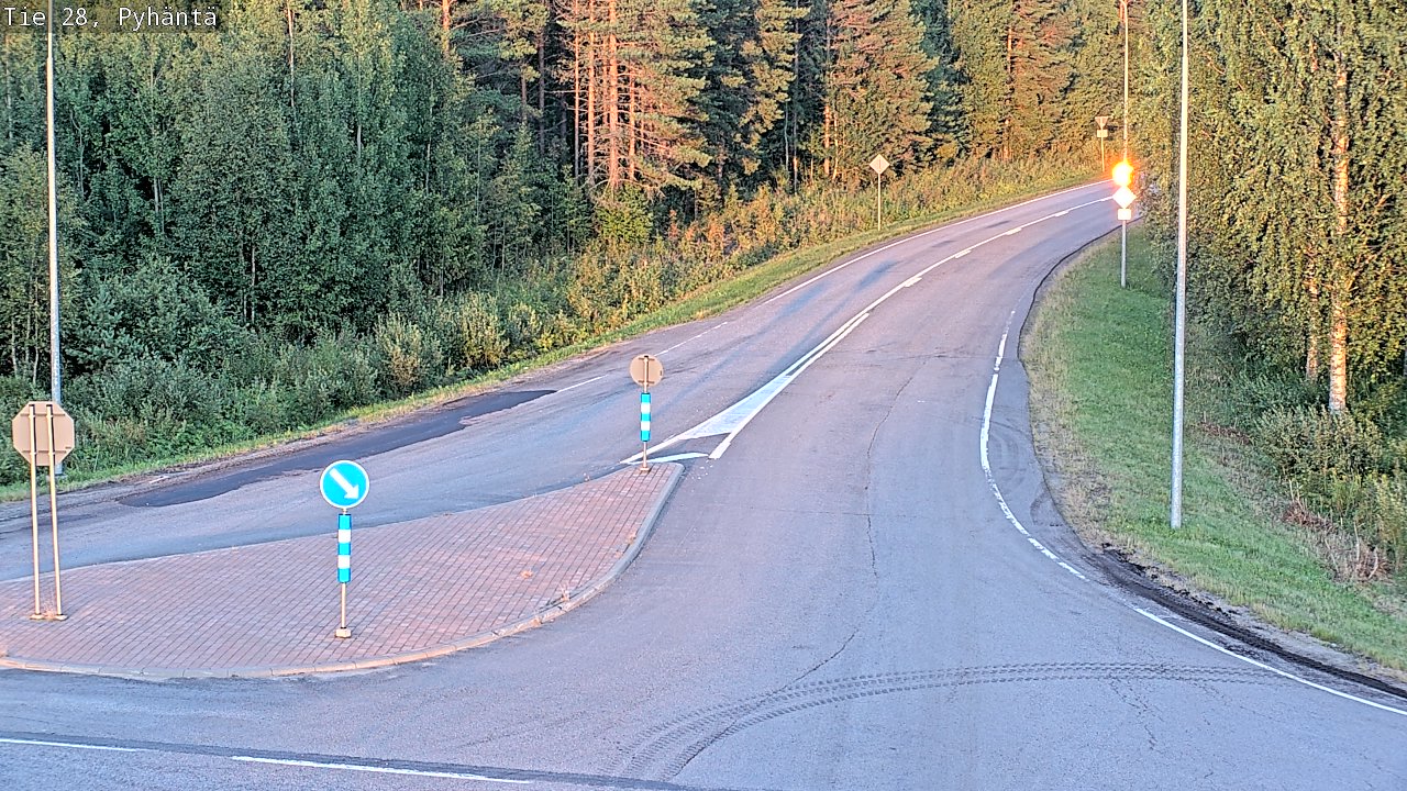 Kelikamerat Kuva Tie 28 Pyhäntä, Pyhäntä, Pohjois-Pohjanmaa