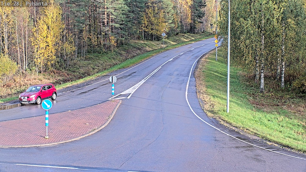 Kelikamerat Kuva Tie 28 Pyhäntä, Pyhäntä, Pohjois-Pohjanmaa