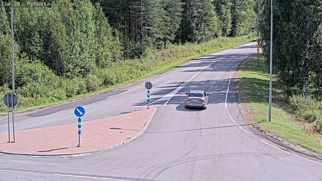 Kelikamerat Kuva Tie 28 Pyhäntä, Pyhäntä, Pohjois-Pohjanmaa
