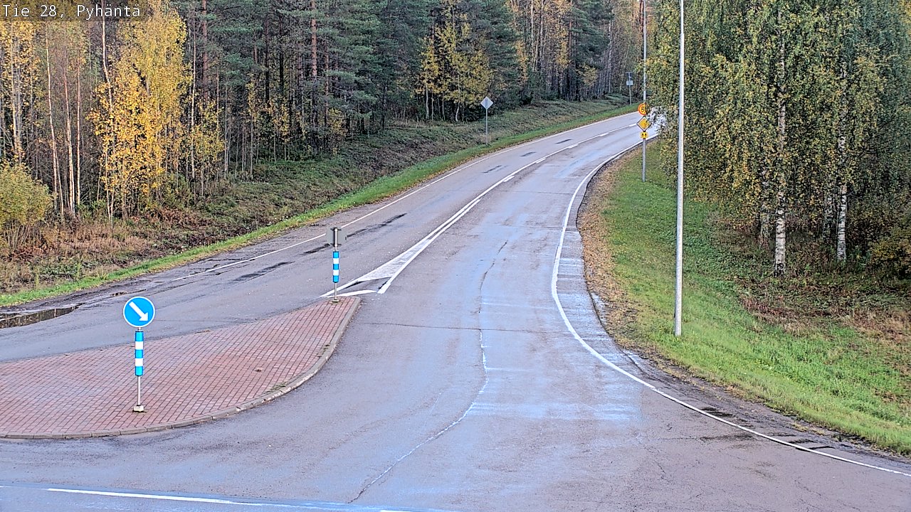 Kelikamerat Kuva Tie 28 Pyhäntä, Pyhäntä, Pohjois-Pohjanmaa