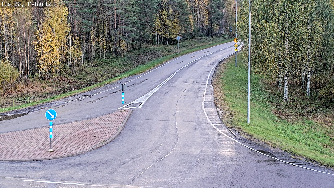 Kelikamerat Kuva Tie 28 Pyhäntä, Pyhäntä, Pohjois-Pohjanmaa