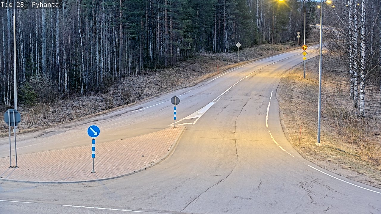 Kelikamerat Kuva Tie 28 Pyhäntä, Pyhäntä, Pohjois-Pohjanmaa