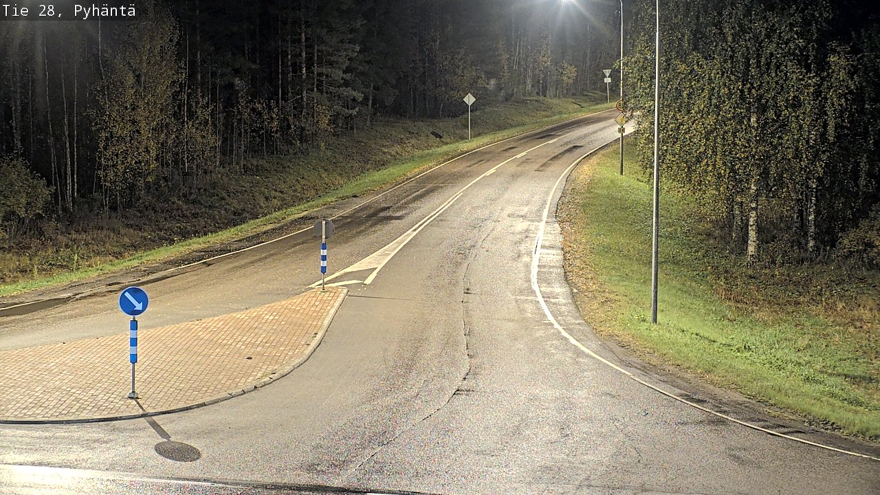 Kelikamerat Kuva Tie 28 Pyhäntä, Pyhäntä, Pohjois-Pohjanmaa