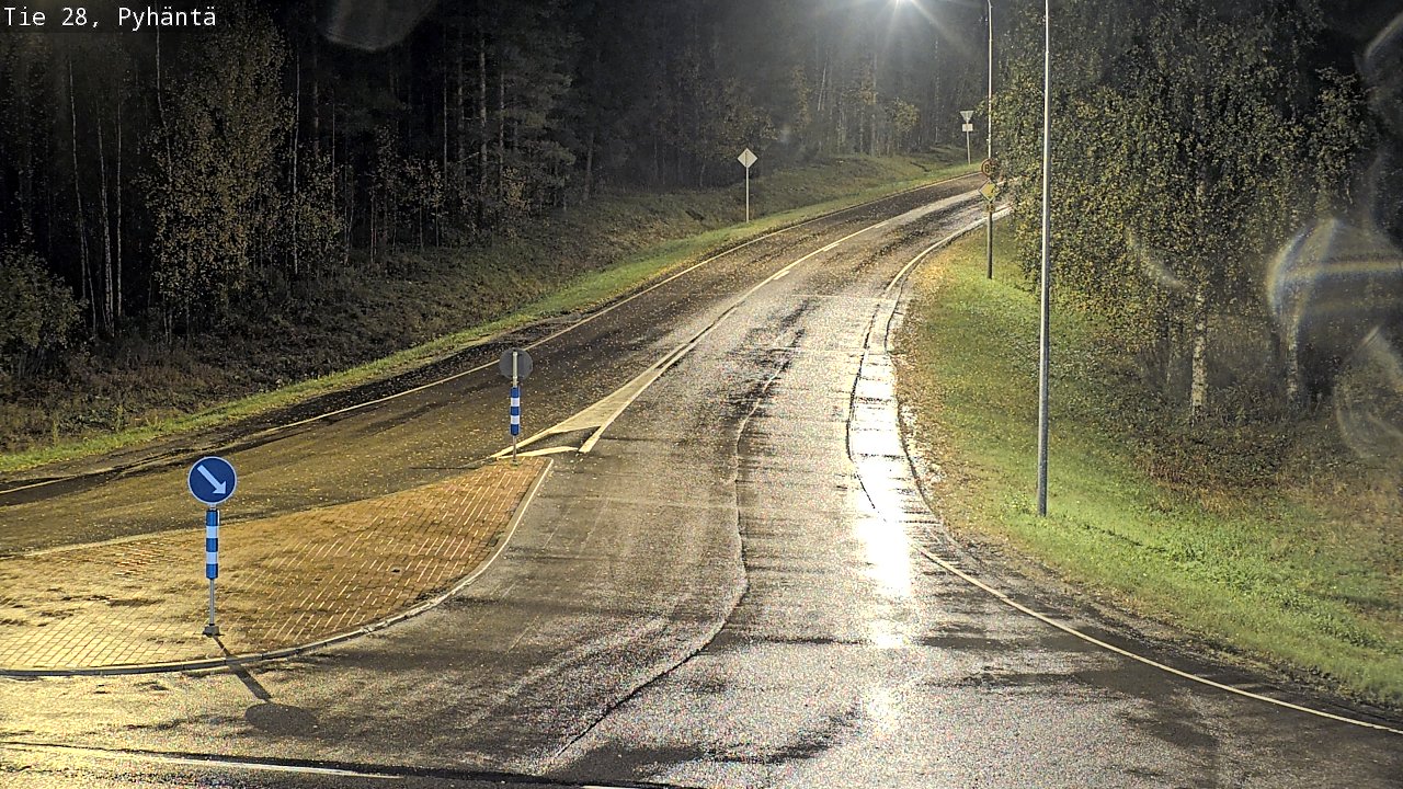 Kelikamerat Kuva Tie 28 Pyhäntä, Pyhäntä, Pohjois-Pohjanmaa
