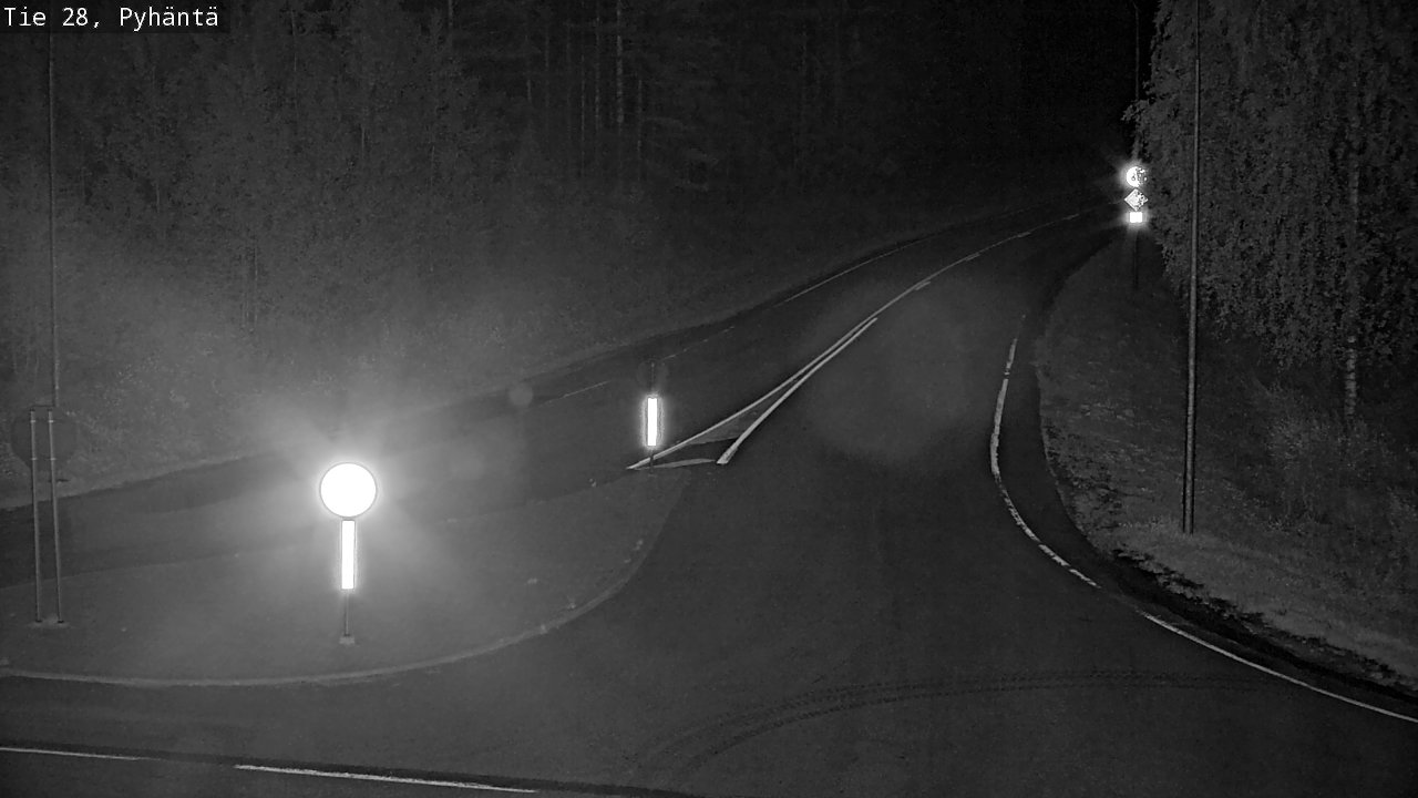 Kelikamerat Kuva Tie 28 Pyhäntä, Pyhäntä, Pohjois-Pohjanmaa
