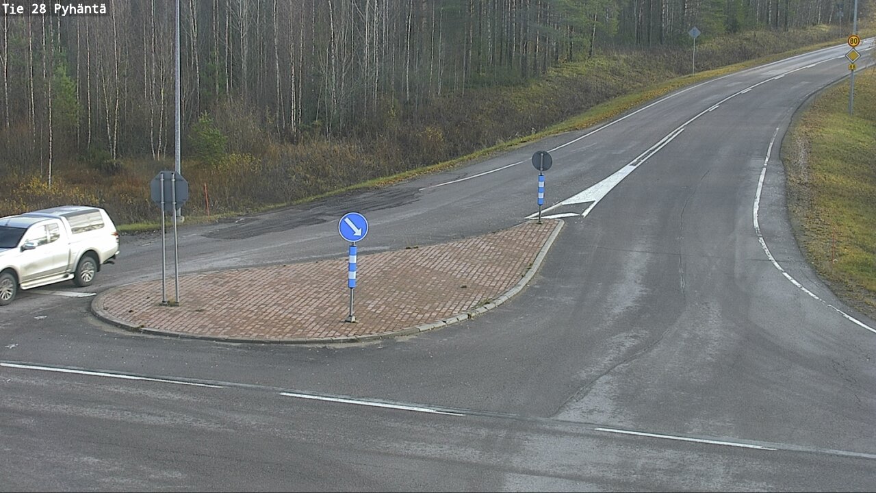 Kelikamerat Kuva Tie 28 Pyhäntä, Pyhäntä, Pohjois-Pohjanmaa