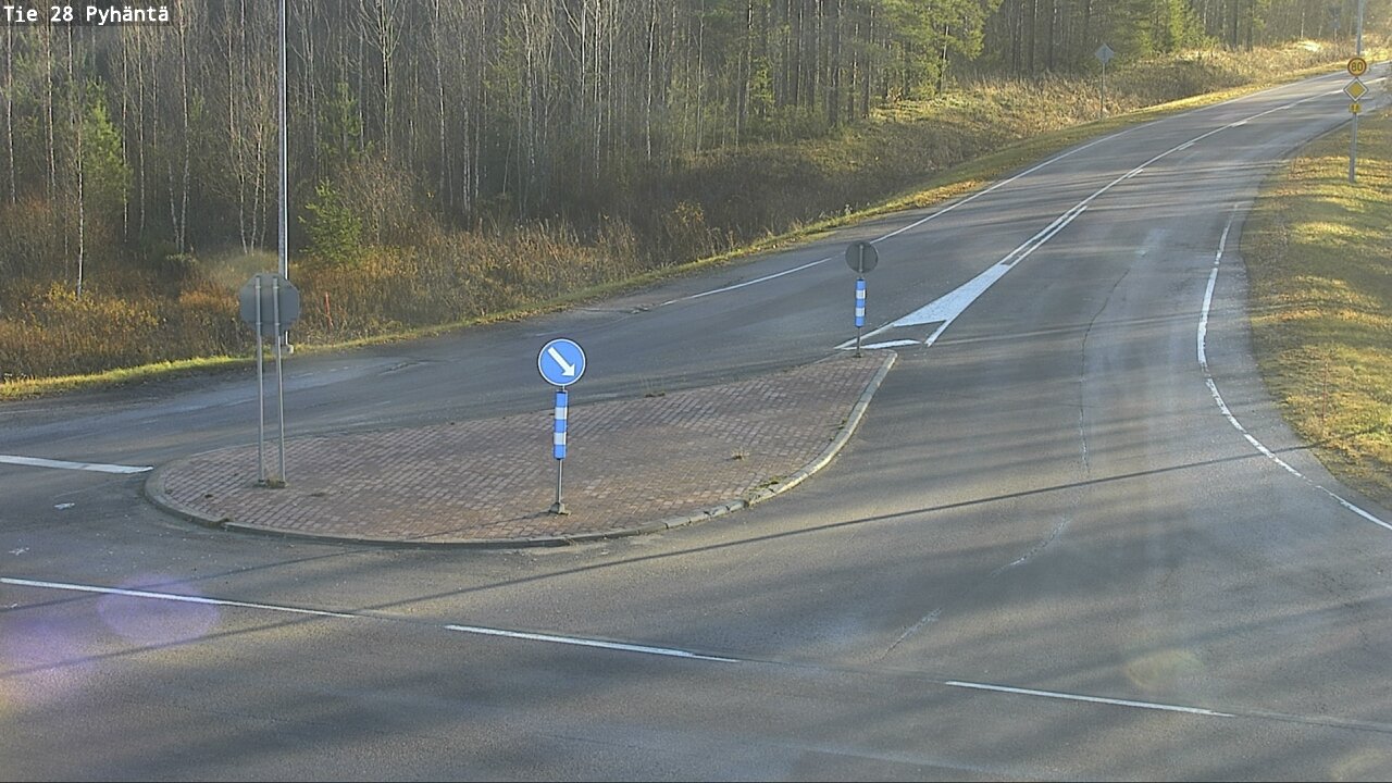 Kelikamerat Kuva Tie 28 Pyhäntä, Pyhäntä, Pohjois-Pohjanmaa