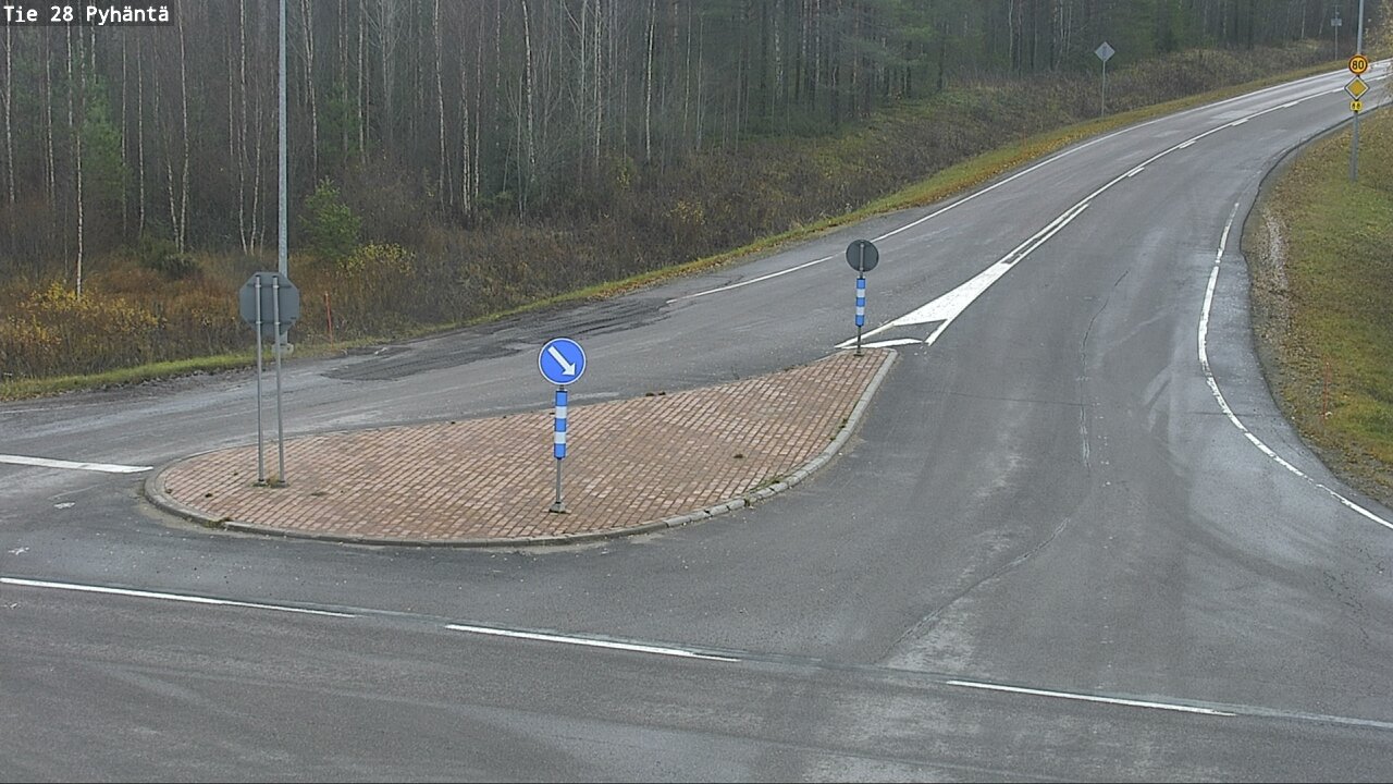 Kelikamerat Kuva Tie 28 Pyhäntä, Pyhäntä, Pohjois-Pohjanmaa
