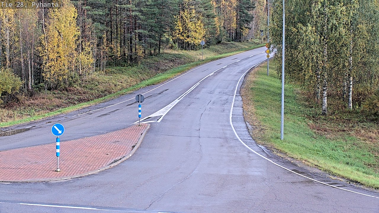 Kelikamerat Kuva Tie 28 Pyhäntä, Pyhäntä, Pohjois-Pohjanmaa