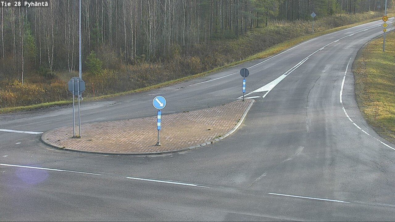 Kelikamerat Kuva Tie 28 Pyhäntä, Pyhäntä, Pohjois-Pohjanmaa
