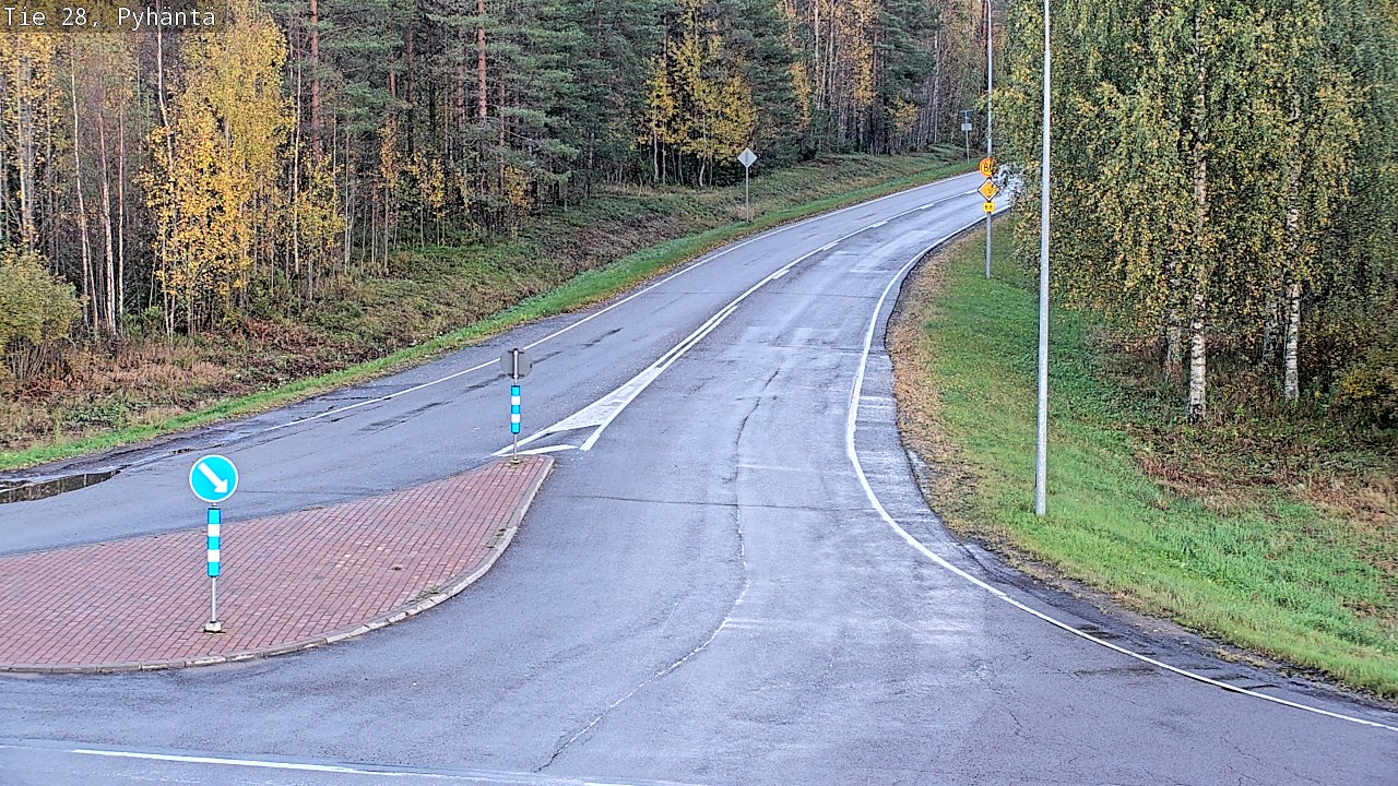 Kelikamerat Kuva Tie 28 Pyhäntä, Pyhäntä, Pohjois-Pohjanmaa