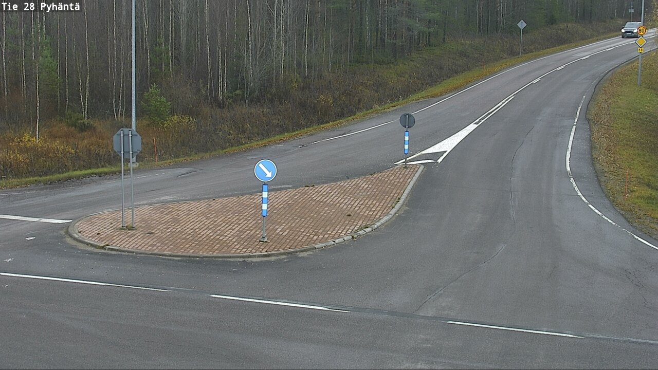 Kelikamerat Kuva Tie 28 Pyhäntä, Pyhäntä, Pohjois-Pohjanmaa