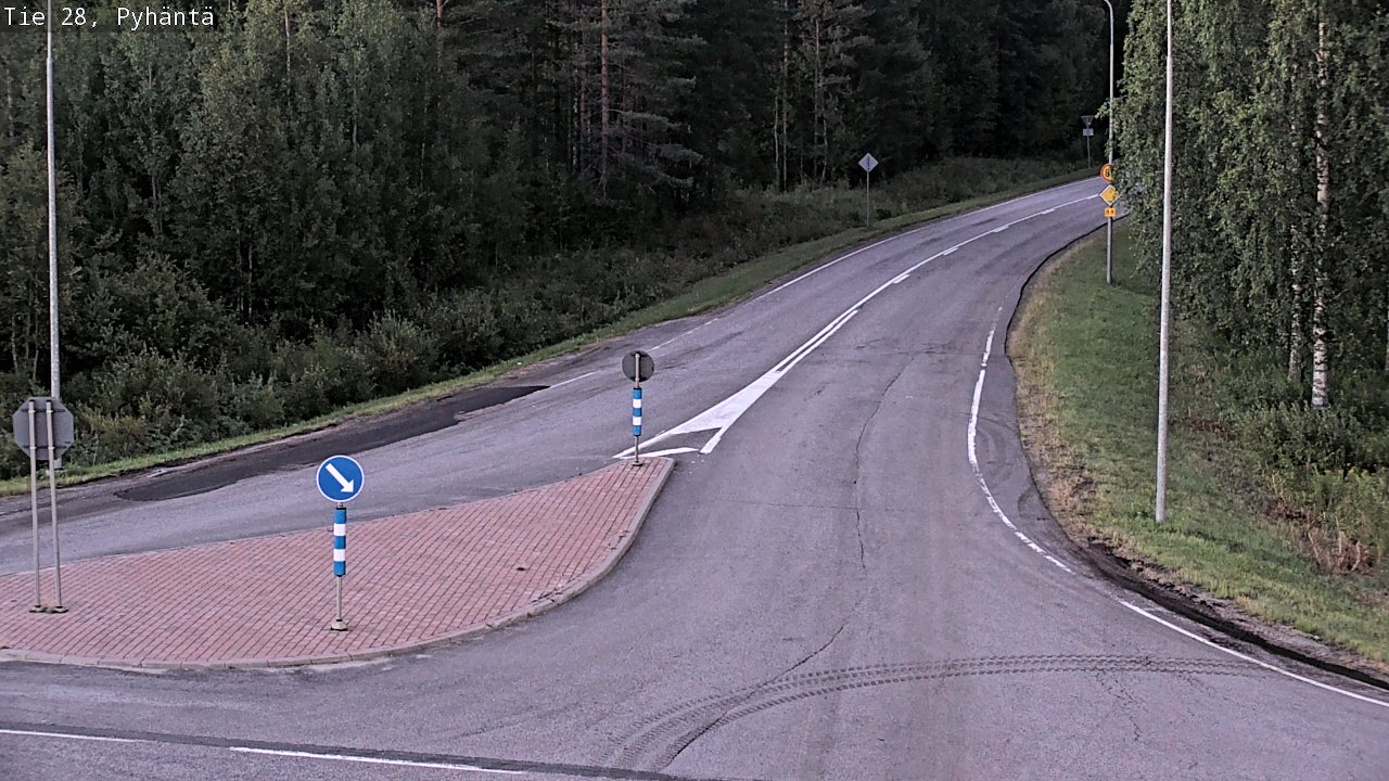Kelikamerat Kuva Tie 28 Pyhäntä, Pyhäntä, Pohjois-Pohjanmaa