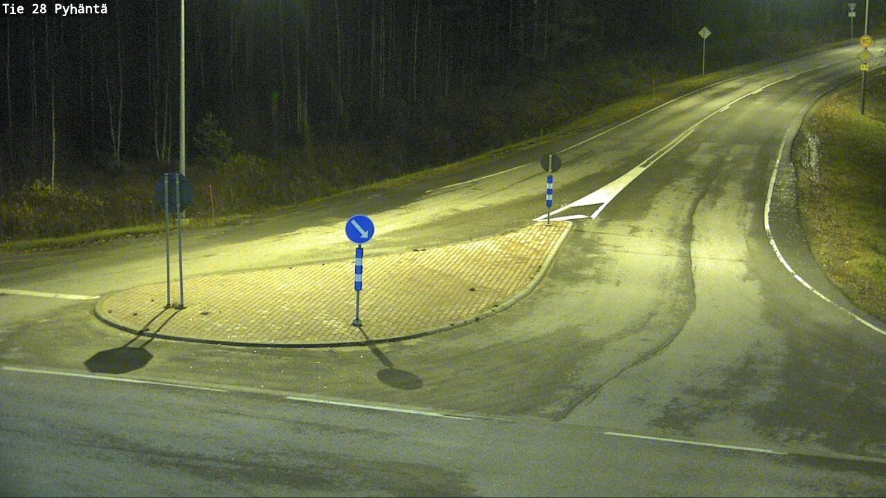 Kelikamerat Kuva Tie 28 Pyhäntä, Pyhäntä, Pohjois-Pohjanmaa