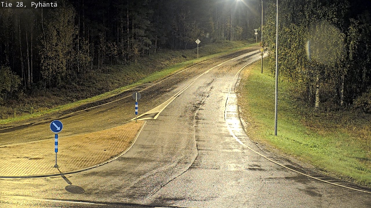 Kelikamerat Kuva Tie 28 Pyhäntä, Pyhäntä, Pohjois-Pohjanmaa