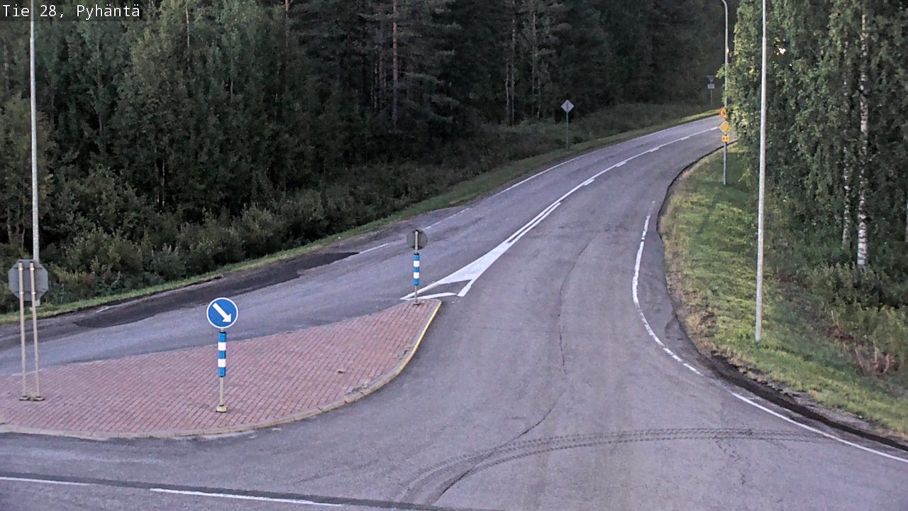 Kelikamerat Kuva Tie 28 Pyhäntä, Pyhäntä, Pohjois-Pohjanmaa