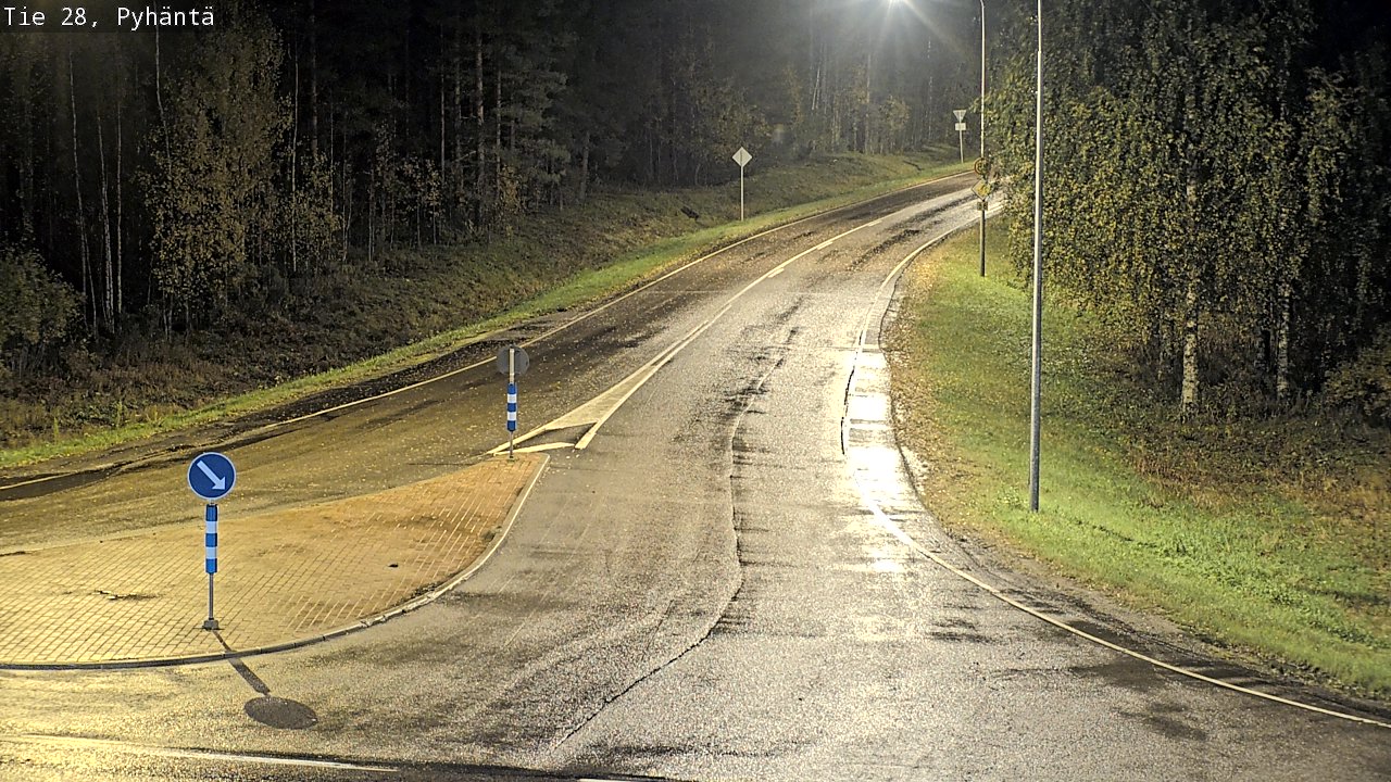 Kelikamerat Kuva Tie 28 Pyhäntä, Pyhäntä, Pohjois-Pohjanmaa