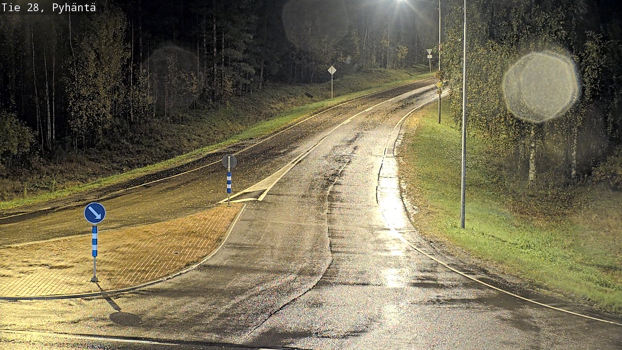 Kelikamerat Kuva Tie 28 Pyhäntä, Pyhäntä, Pohjois-Pohjanmaa