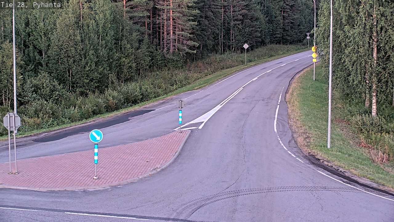 Kelikamerat Kuva Tie 28 Pyhäntä, Pyhäntä, Pohjois-Pohjanmaa