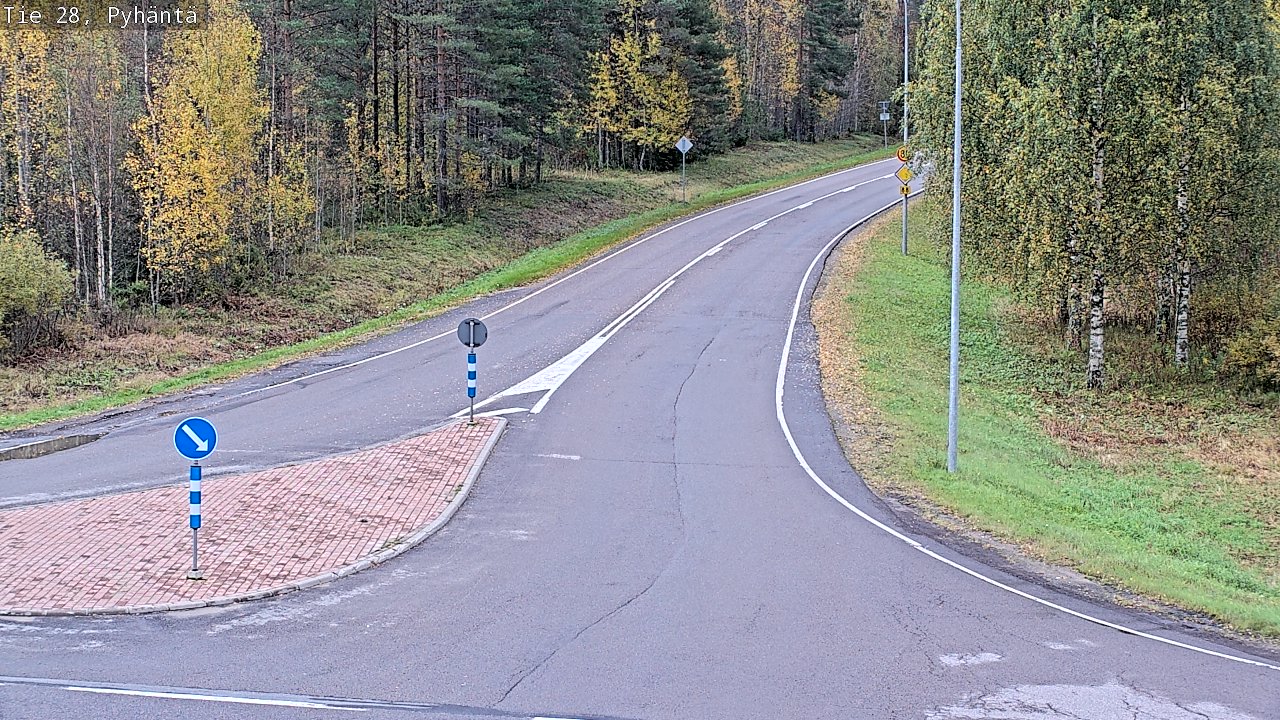Kelikamerat Kuva Tie 28 Pyhäntä, Pyhäntä, Pohjois-Pohjanmaa