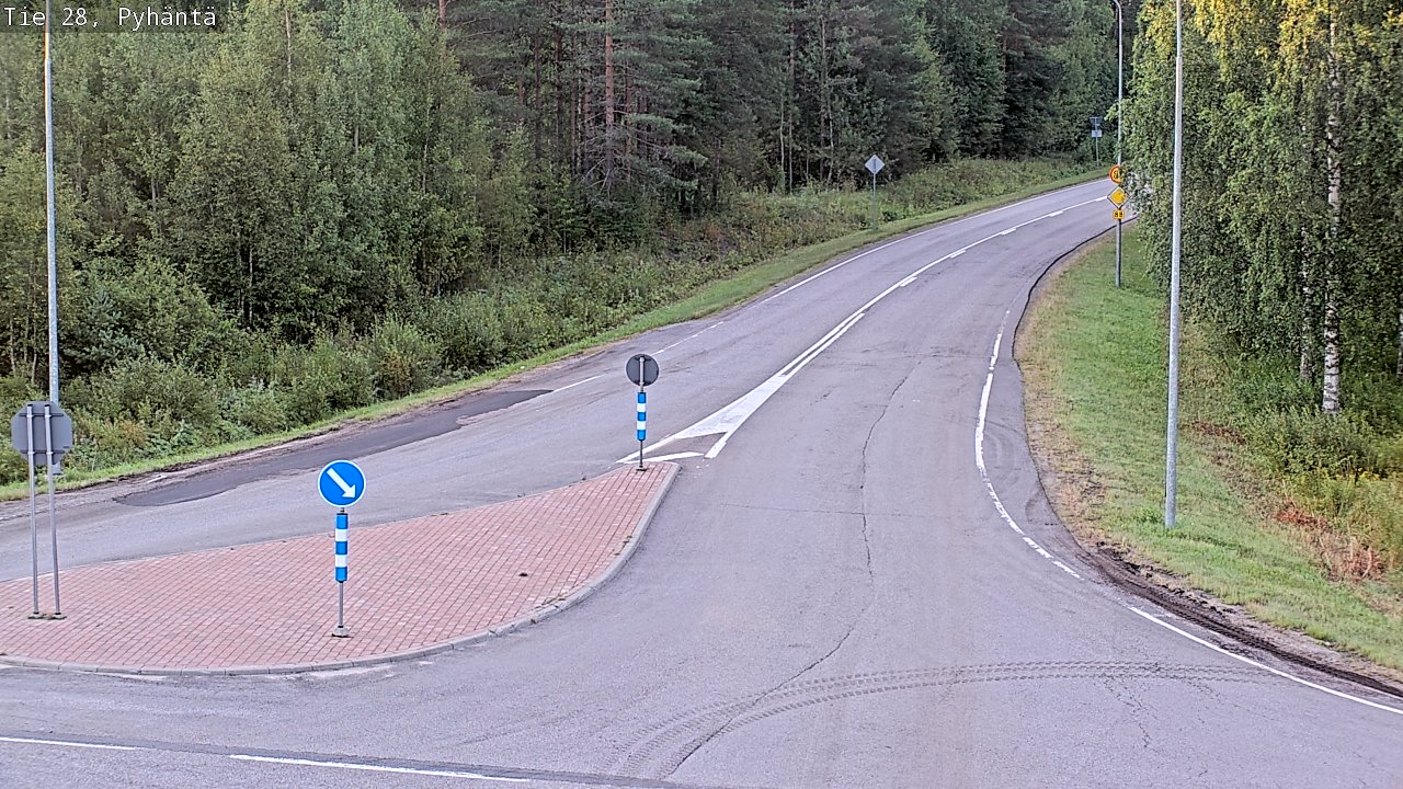 Kelikamerat Kuva Tie 28 Pyhäntä, Pyhäntä, Pohjois-Pohjanmaa