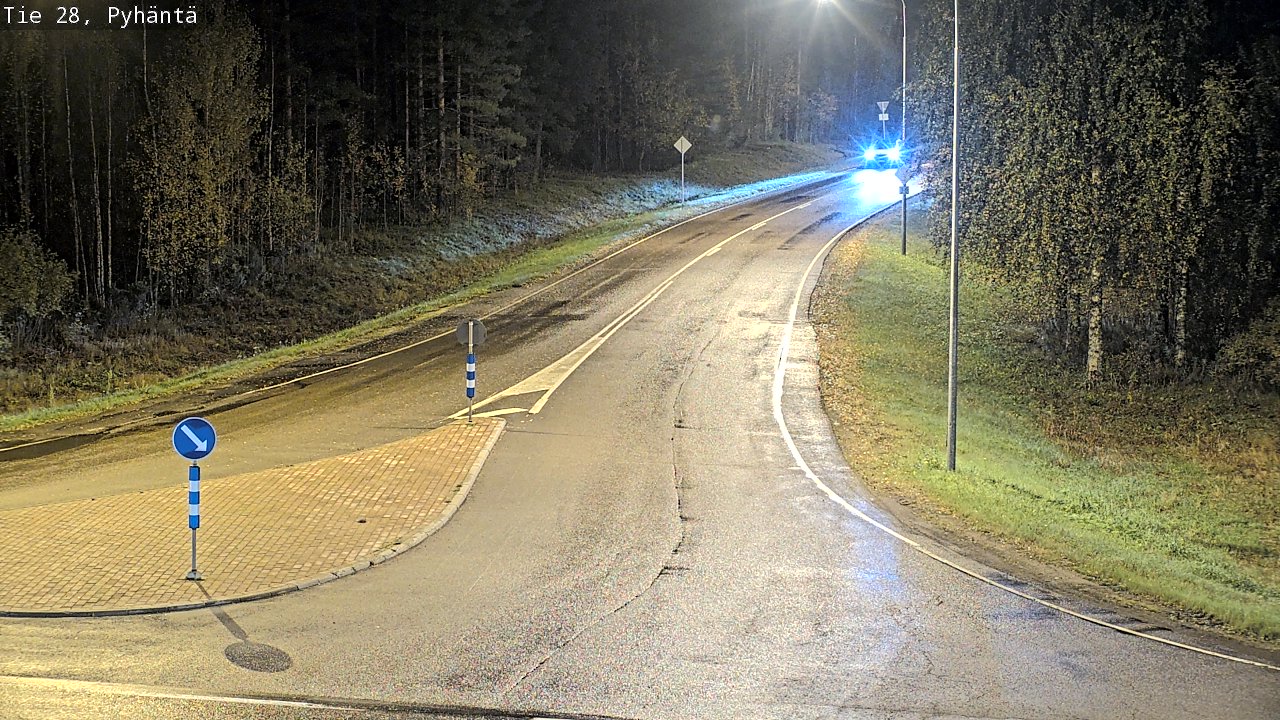 Kelikamerat Kuva Tie 28 Pyhäntä, Pyhäntä, Pohjois-Pohjanmaa