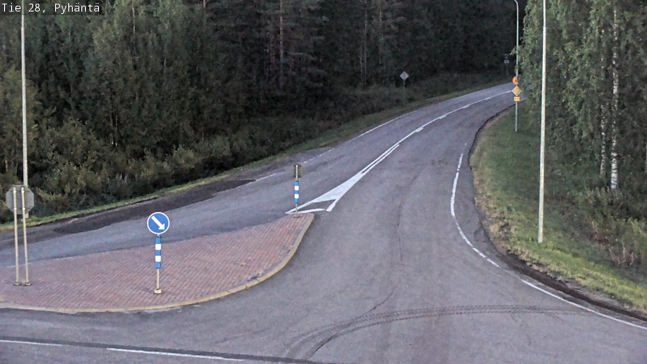Kelikamerat Kuva Tie 28 Pyhäntä, Pyhäntä, Pohjois-Pohjanmaa