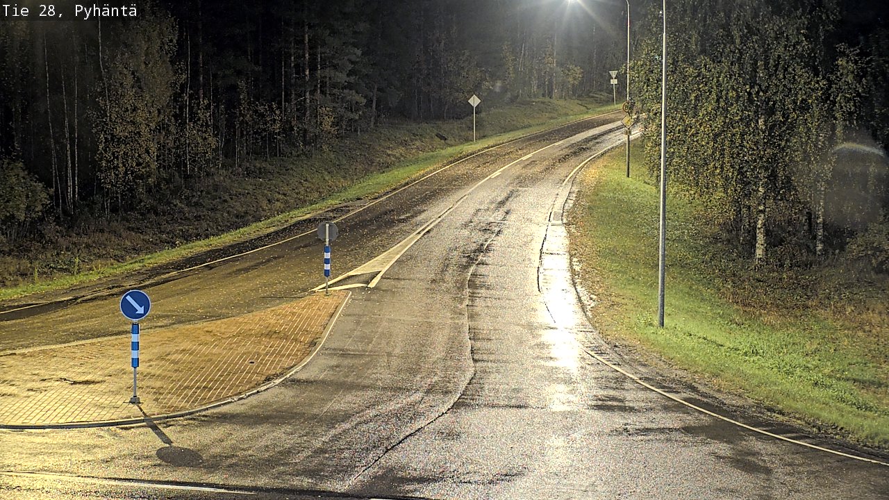 Kelikamerat Kuva Tie 28 Pyhäntä, Pyhäntä, Pohjois-Pohjanmaa